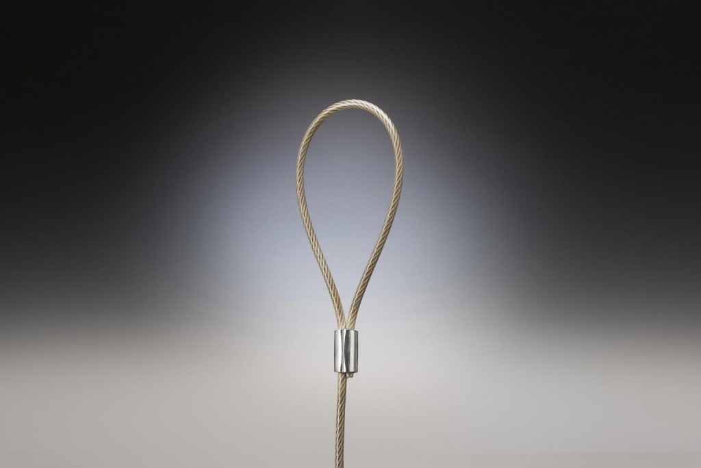 Lanyard with loop fitting